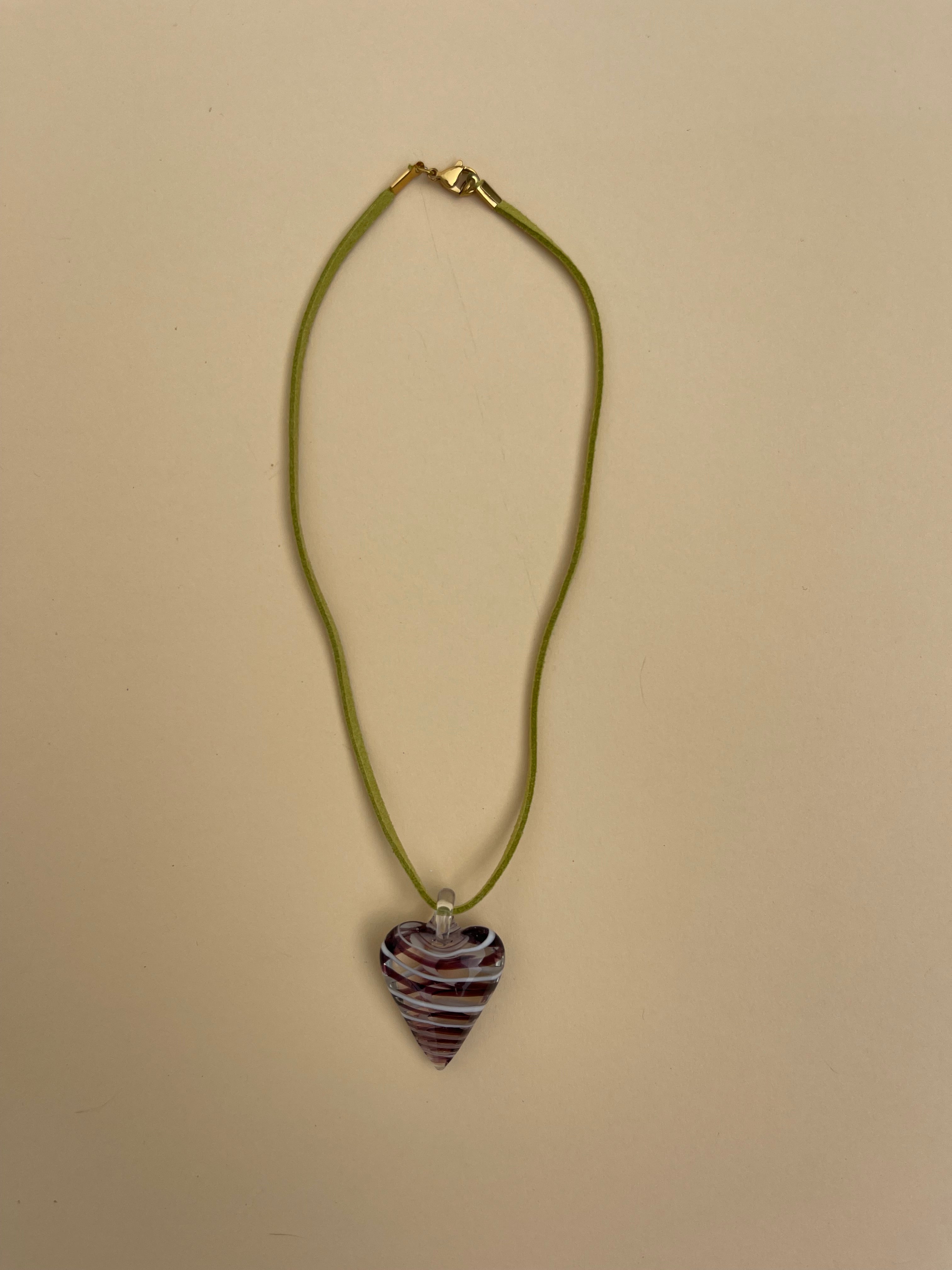 Spiral heart necklace