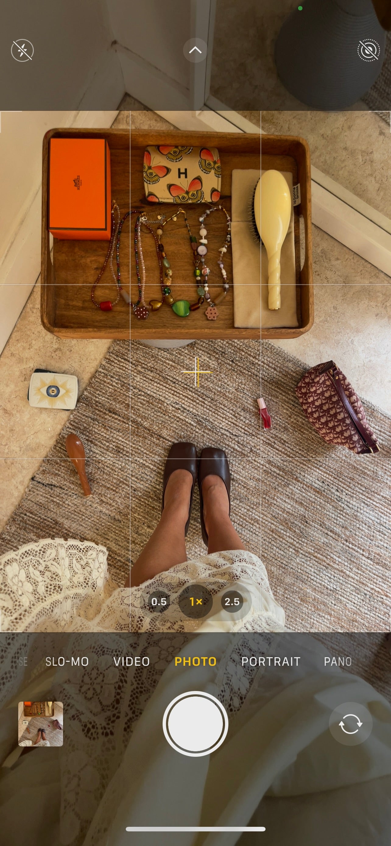 Golden baby pink heart