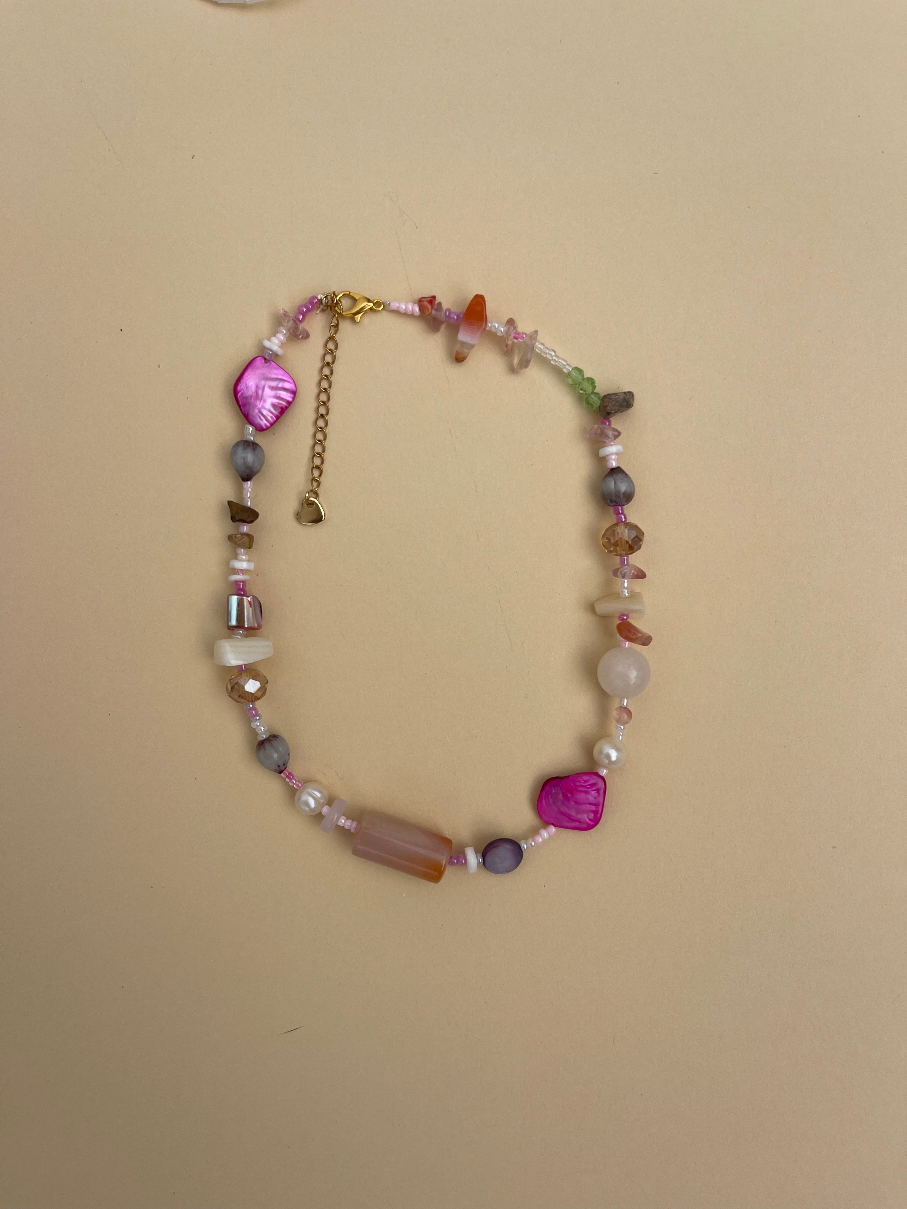 Multi stone necklace