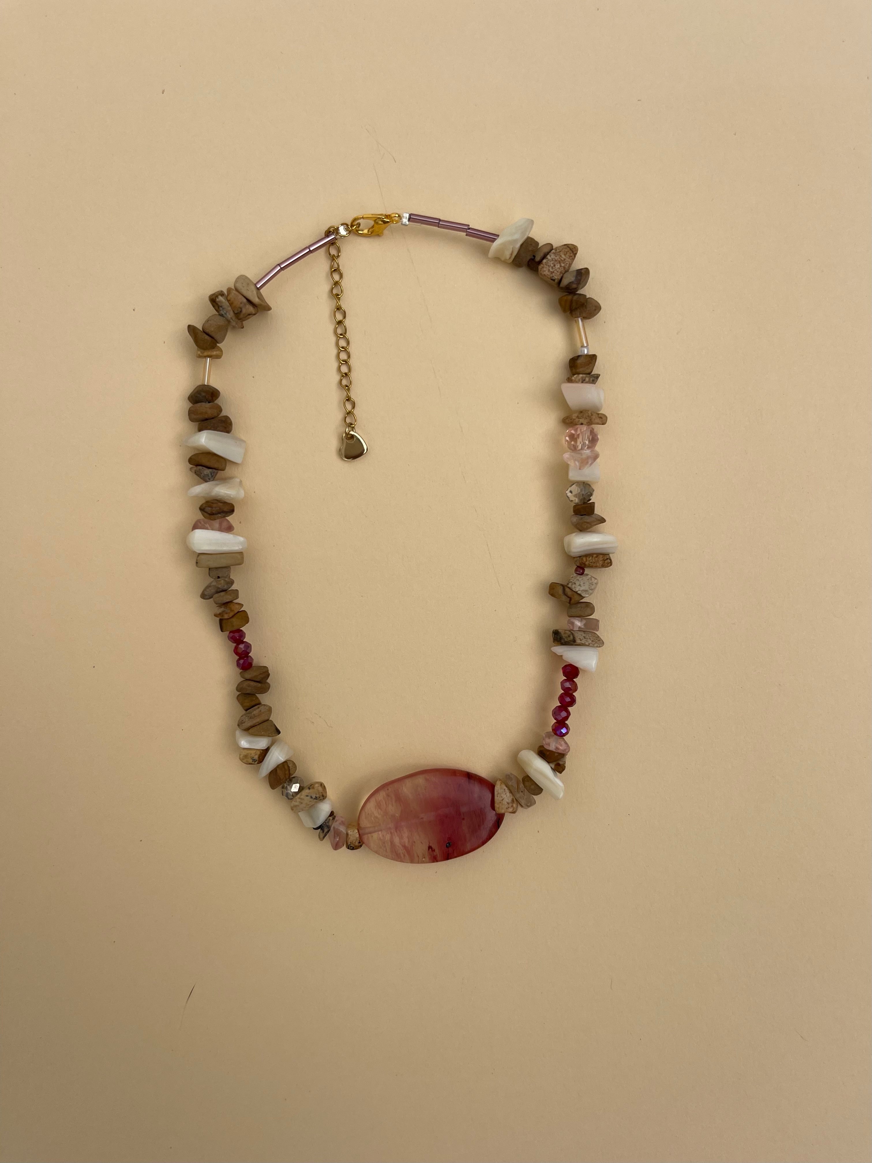 Multi stone necklace