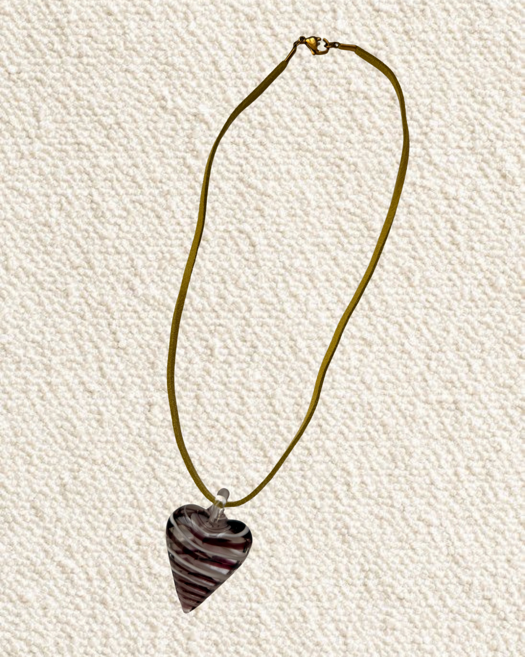 Spiral heart necklace