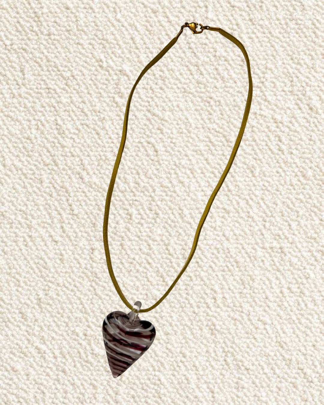 Spiral heart necklace