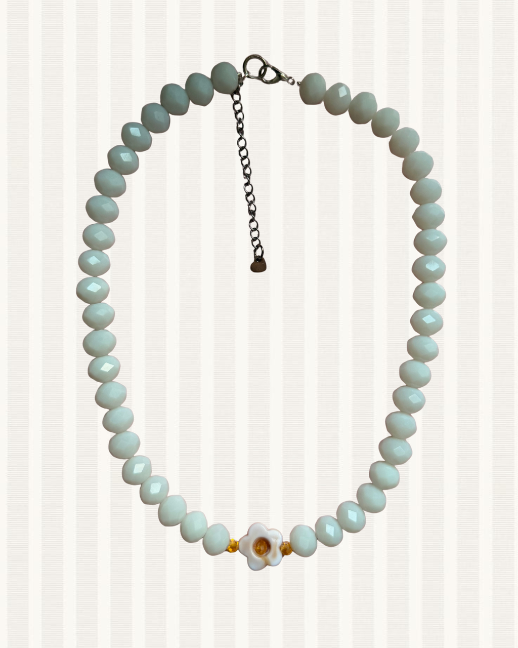 White flower necklace